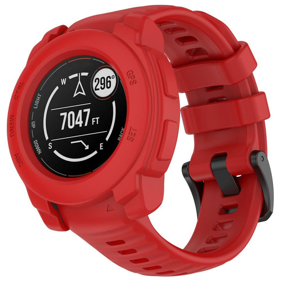 Garmin Instinct E (40mm) Bumper Silikone Cover - Rød