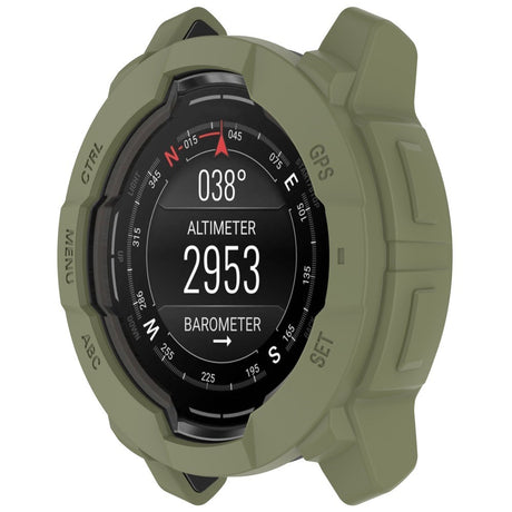 Garmin Instinct E (45mm) Bumper Silikone Cover - Army Grøn