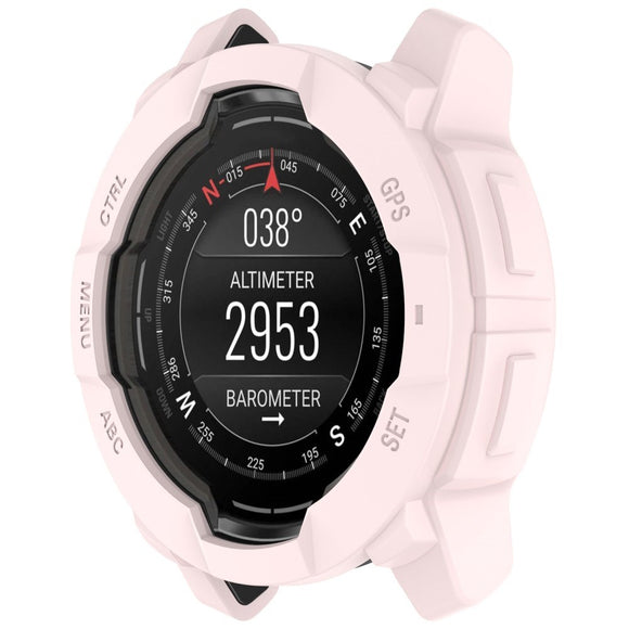 Garmin Instinct E (45mm) Bumper Silikone Cover - Lyserød
