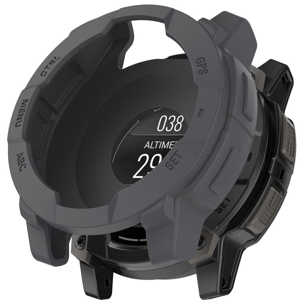 Garmin Instinct E (45mm) Bumper Silikone Cover - Grå