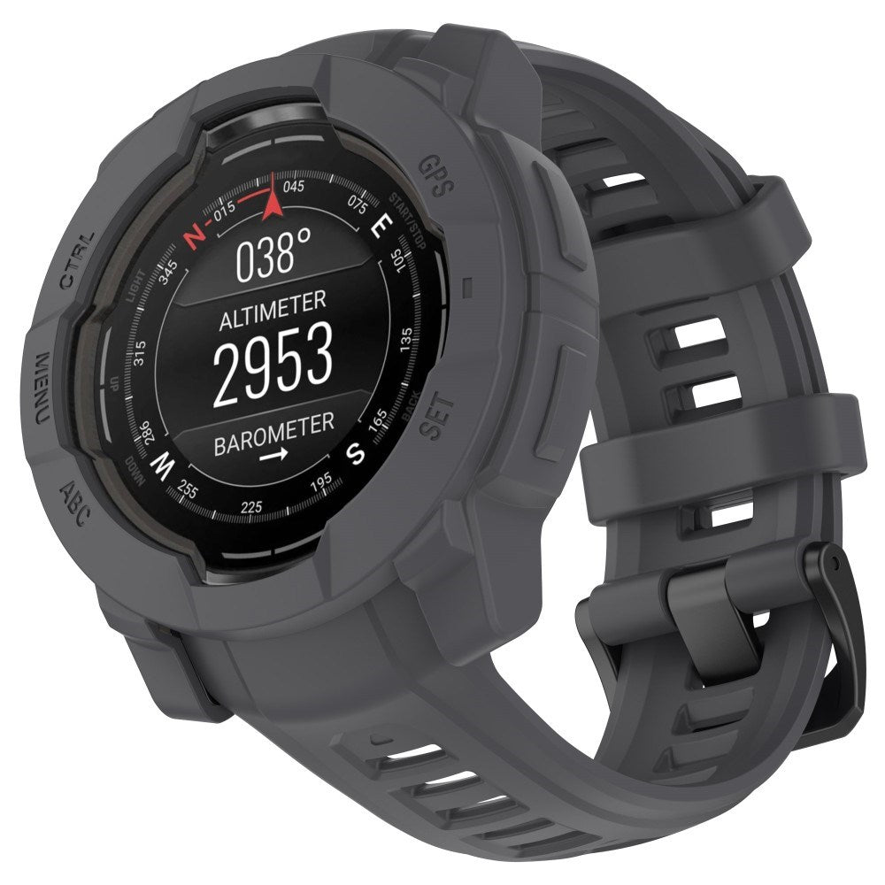 Garmin Instinct E (45mm) Bumper Silikone Cover - Grå