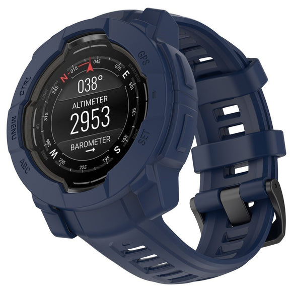 Garmin Instinct E (45mm) Bumper Silikone Cover - Blå