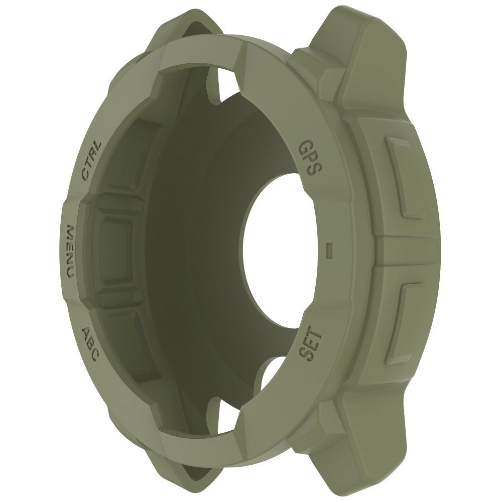 Garmin Instinct 3 AMOLED / Solar (45mm) Bumper Silikone Cover - Army Grøn