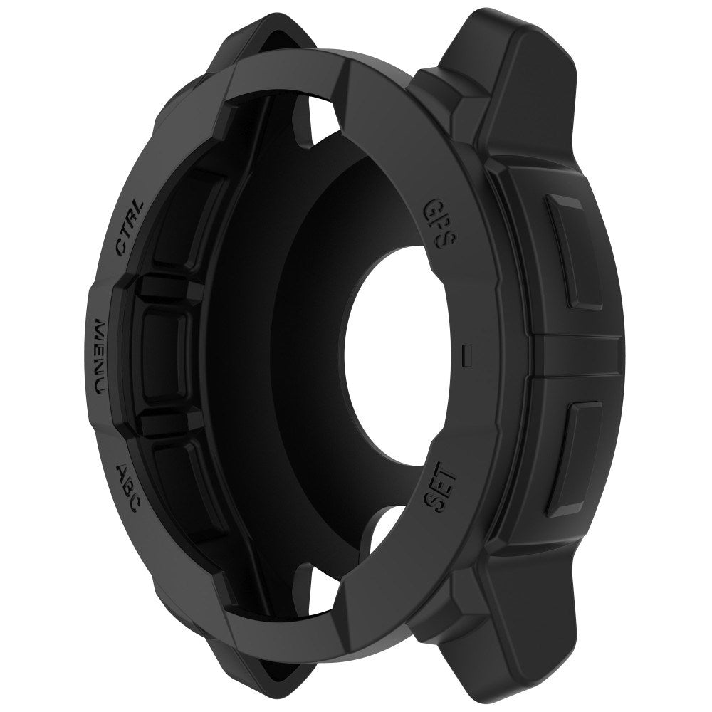 Garmin Instinct 3 AMOLED / Solar (45mm) Bumper Silikone Cover - Sort