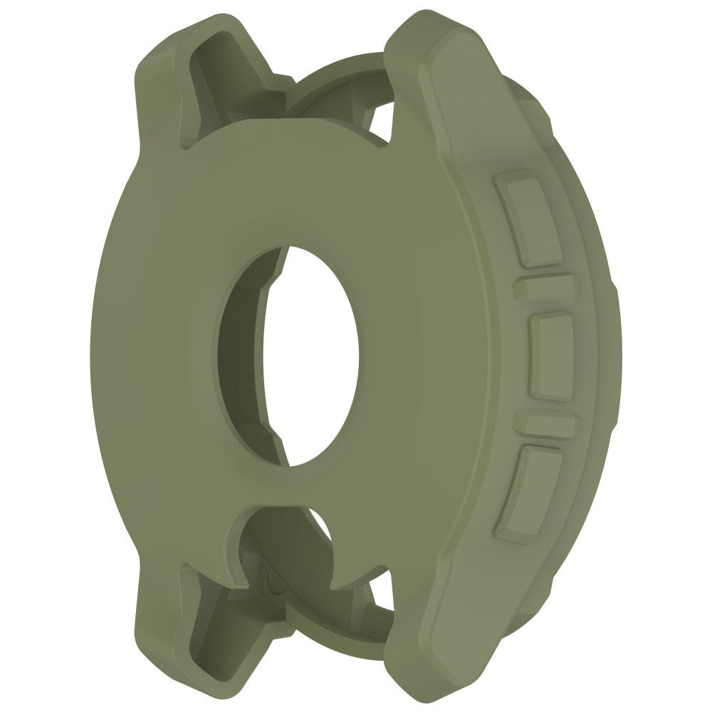 Garmin Instinct 3 AMOLED / Solar (50mm) Bumper Silikone Cover - Army Grøn