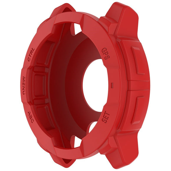 Garmin Instinct 3 AMOLED / Solar (50mm) Bumper Silikone Cover - Rød