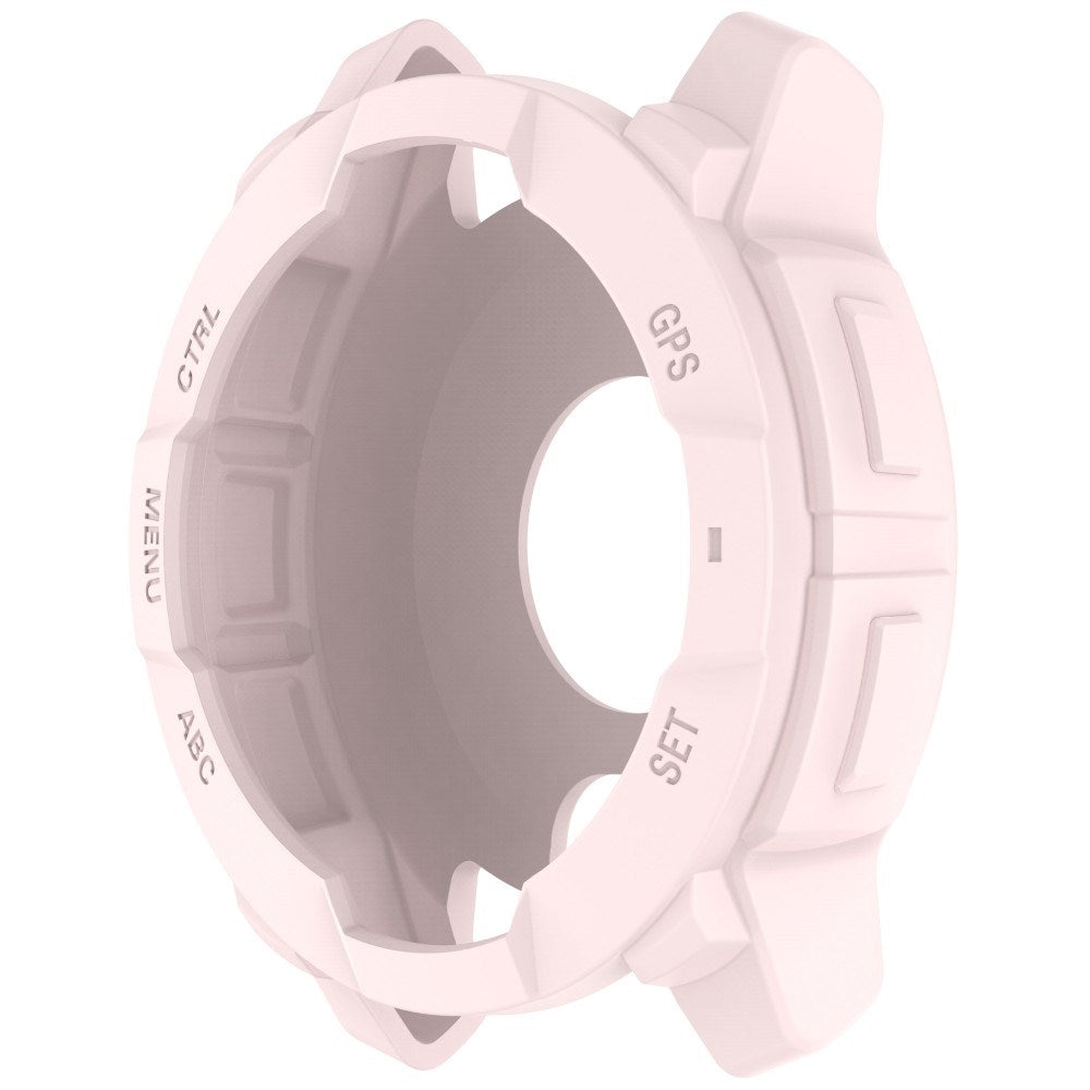 Garmin Instinct 3 AMOLED / Solar (50mm) Bumper Silikone Cover - Lyserød