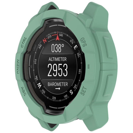 Garmin Instinct 3 AMOLED / Solar (50mm) Bumper Silikone Cover - Grøn