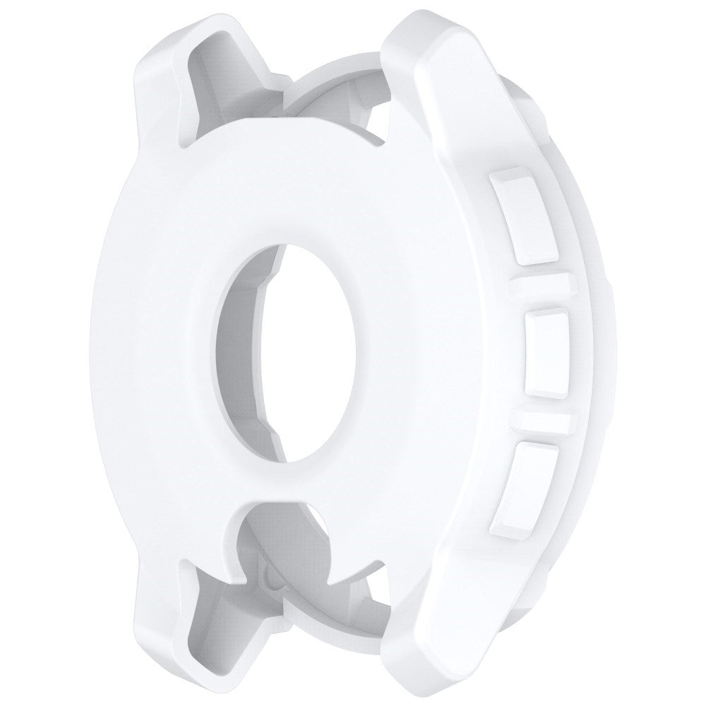 Garmin Instinct 3 AMOLED / Solar (50mm) Bumper Silikone Cover - Hvid