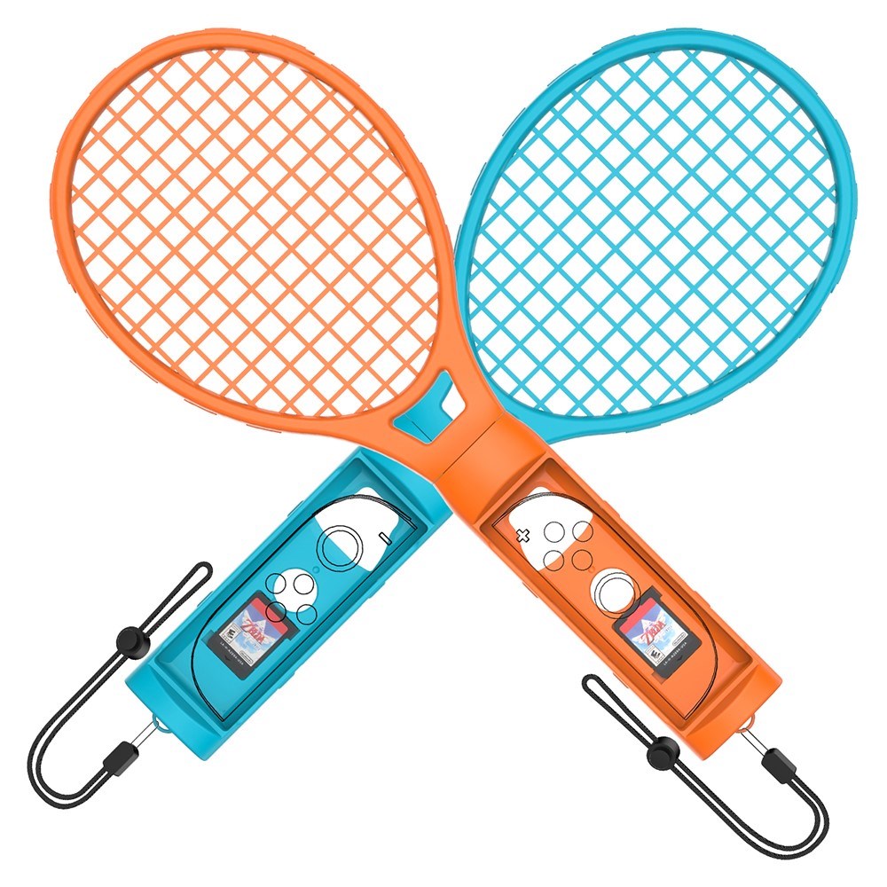 Tennisketcher til Nintendo Switch 2 Controller - 2 stk - Blå / Orange
