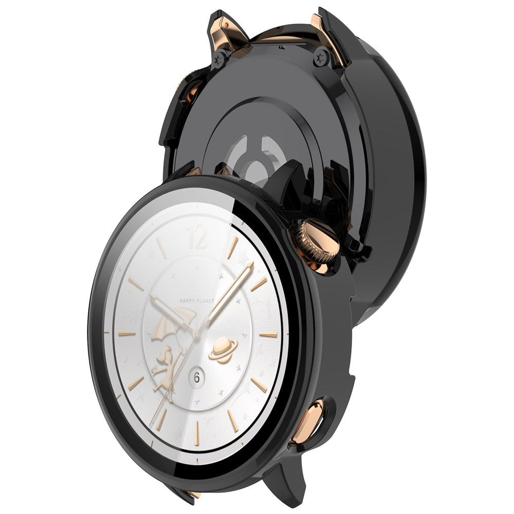 OnePlus Watch 3 (43mm) Cover m. Hærdet Skærmbeskyttelsesglas - Sort