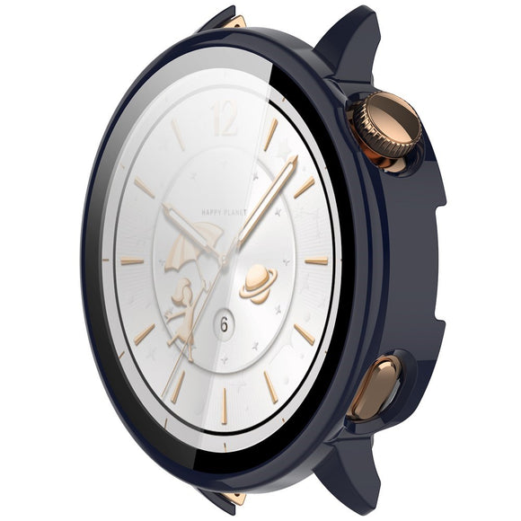 OnePlus Watch 3 (43mm) Cover m. Hærdet Skærmbeskyttelsesglas - Blå