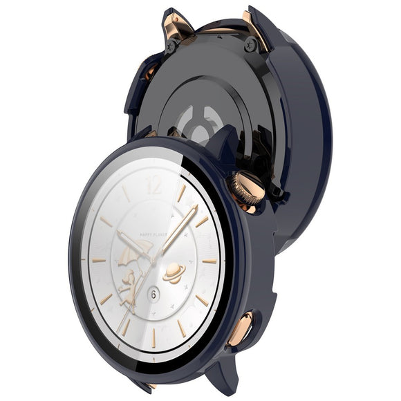 OnePlus Watch 3 (43mm) Cover m. Hærdet Skærmbeskyttelsesglas - Blå