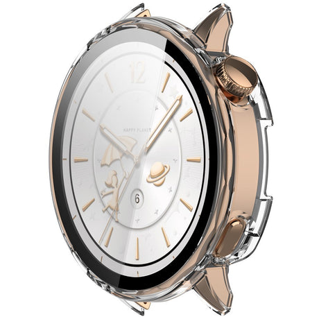 OnePlus Watch 3 (43mm) Cover m. Hærdet Skærmbeskyttelsesglas - Gennemsigtig