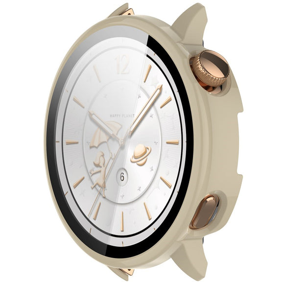 OnePlus Watch 3 (43mm) Cover m. Hærdet Skærmbeskyttelsesglas - Hvid