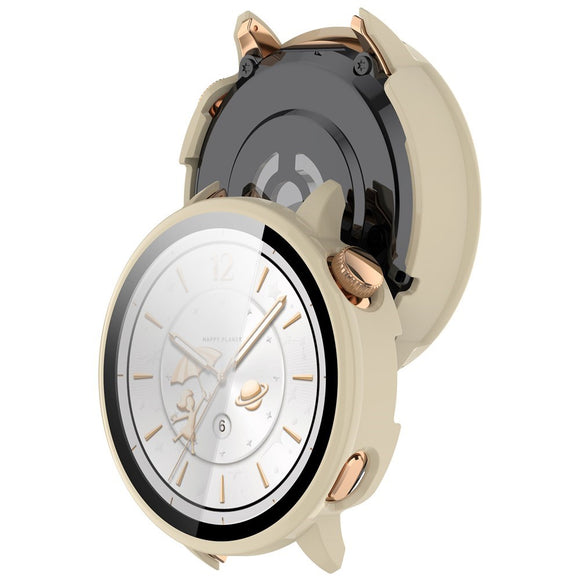OnePlus Watch 3 (43mm) Cover m. Hærdet Skærmbeskyttelsesglas - Hvid