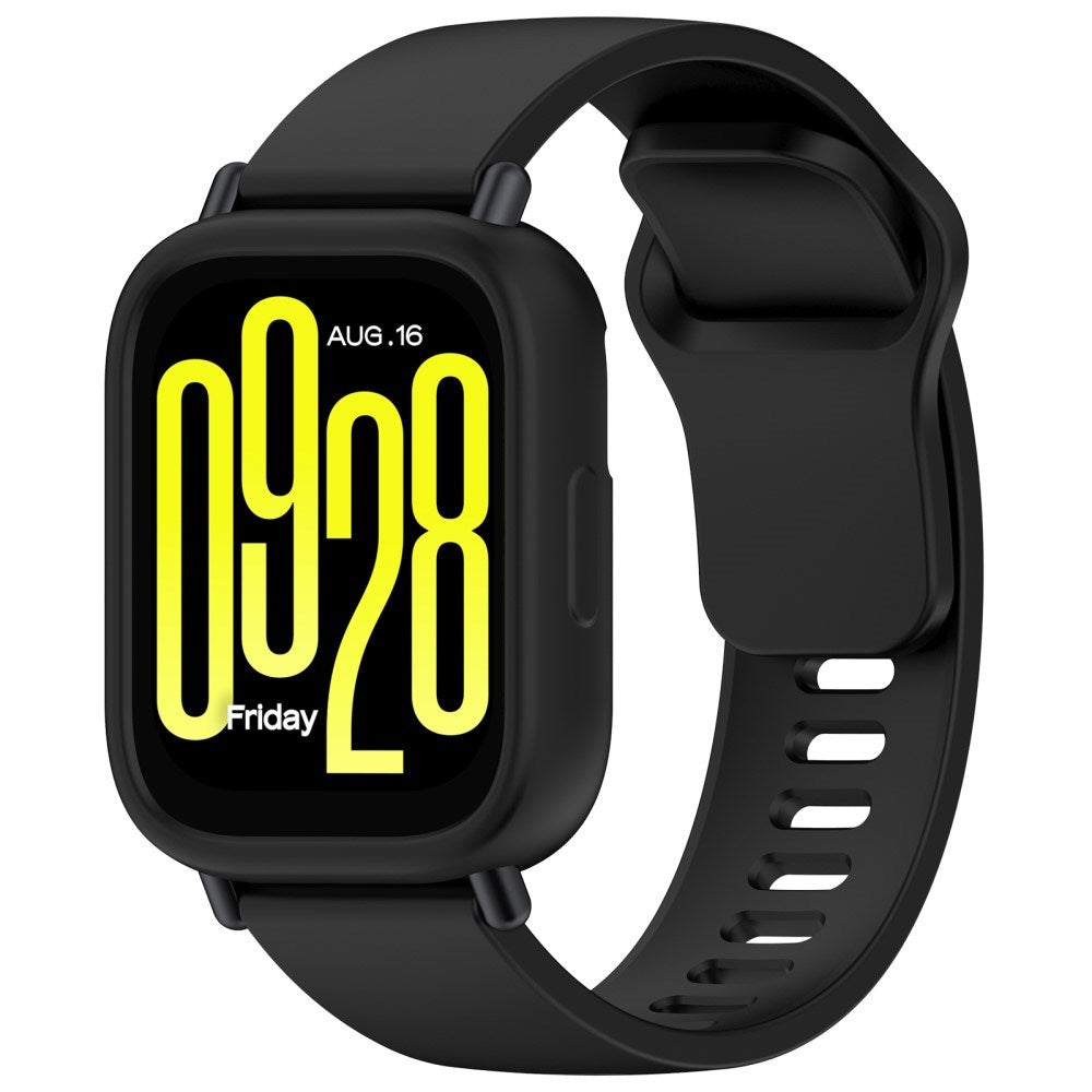 Xiaomi Redmi Watch 5 Lite Bumper Silikone Cover - Sort