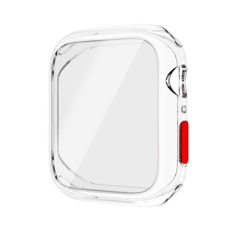 Apple Watch SE / 6 / 5 / 4 (44mm) Fleksibelt Plast Cover m. Hærdet Skærmbeskyttelsesglas - Gennemsigtig