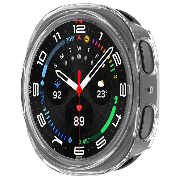Samsung Galaxy Watch 8 (40mm) Semi-Enclosed Hårdt Plastik Cover - Gennemsigtig