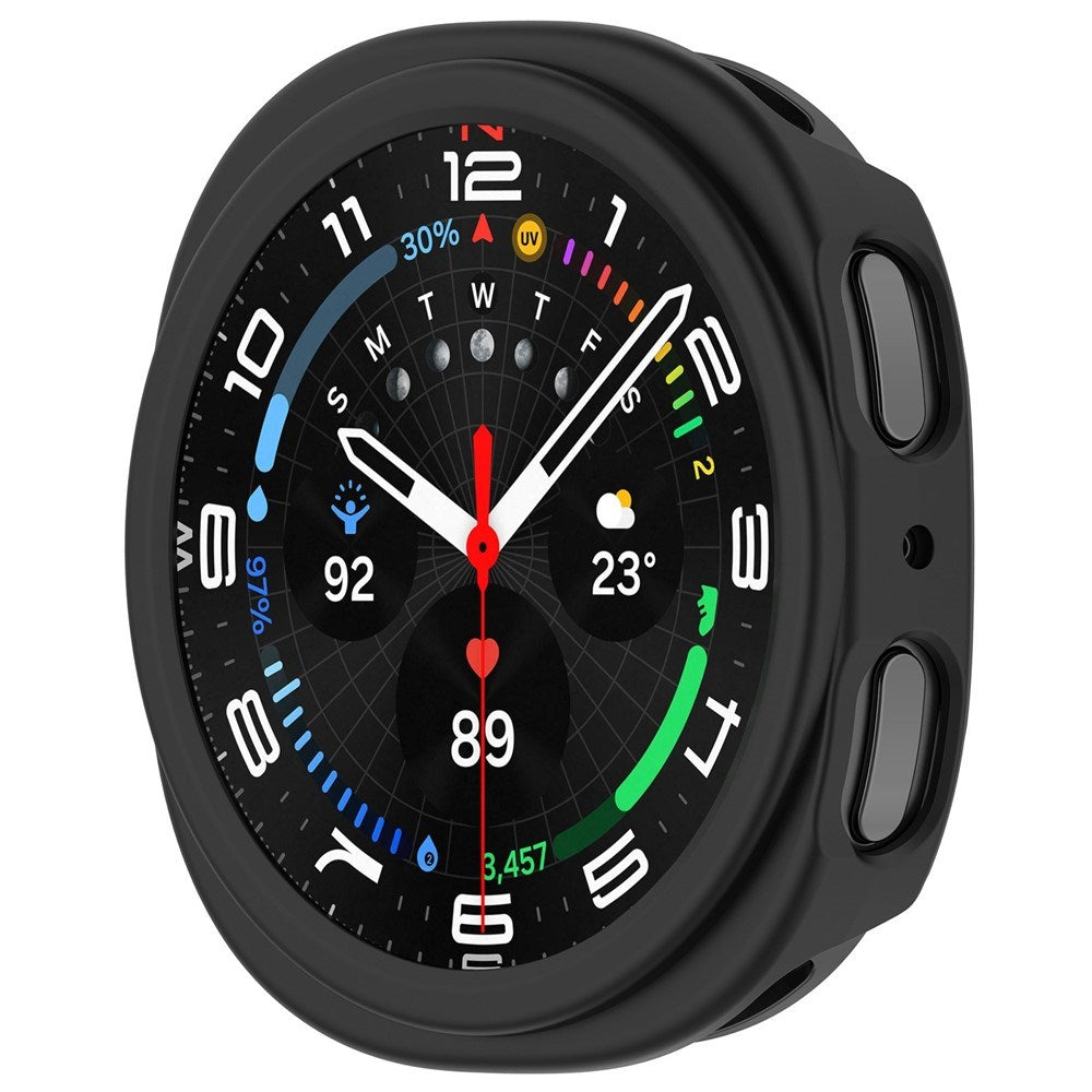 Samsung Galaxy Watch 8 (40mm) Semi-Enclosed Hårdt Plastik Cover - Sort
