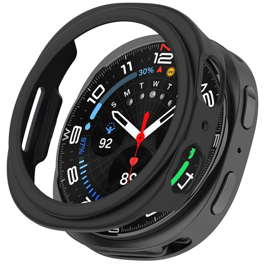 Samsung Galaxy Watch 8 (44mm) Semi-Enclosed Hårdt Plastik Cover - Sort
