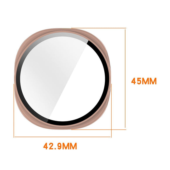 Samsung Galaxy Watch 8 (40mm) Hårdt Plast Cover m. Skærmbeskyttelsesglas - Grøn