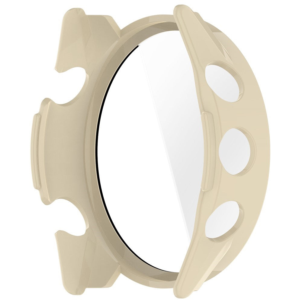Garmin Forerunner 970 Cover m. Hærdet Skærmbeskyttelsesglas - Hvid