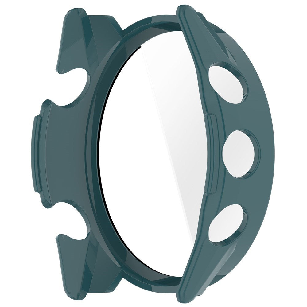 Garmin Forerunner 570 (47mm) Cover m. Hærdet Skærmbeskyttelsesglas - Grøn