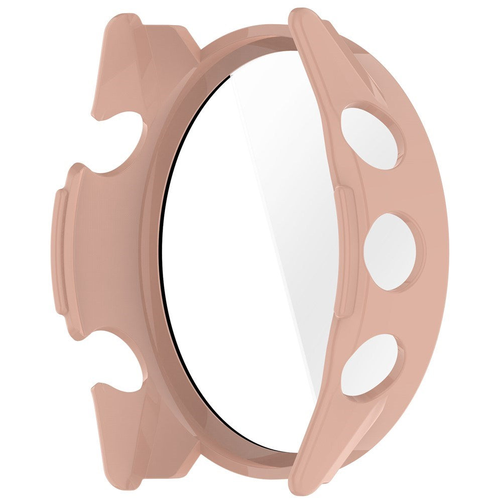 Garmin Forerunner 570 (47mm) Cover m. Hærdet Skærmbeskyttelsesglas - Lyserød