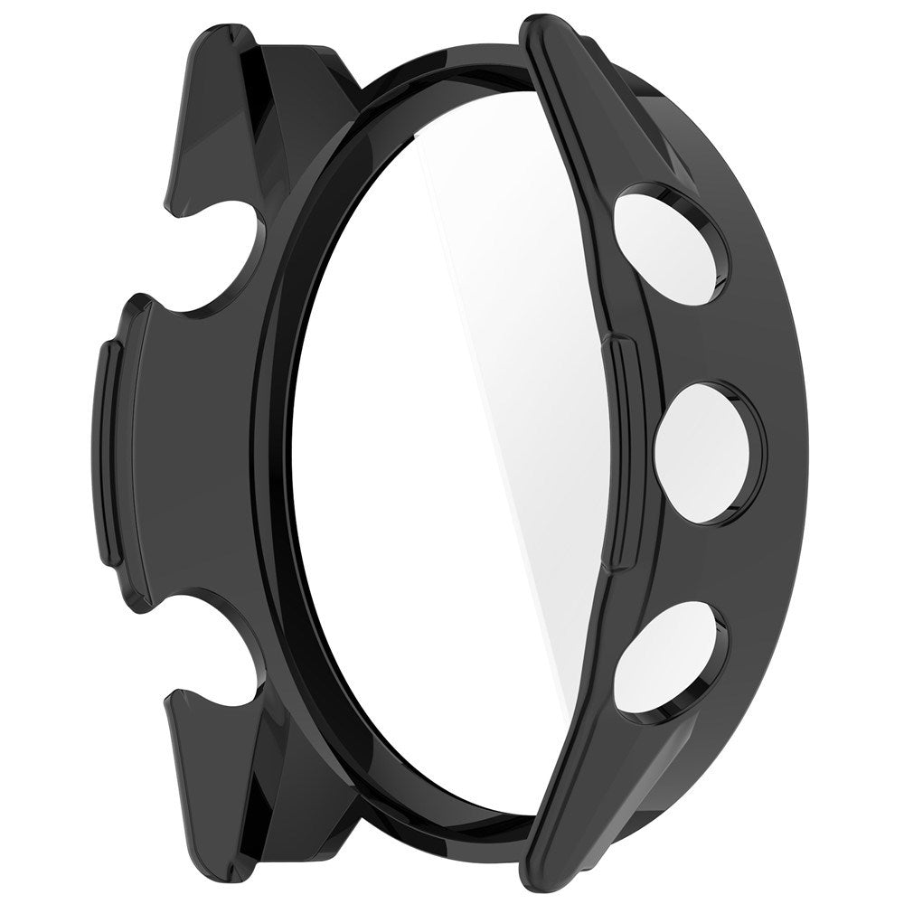 Garmin Forerunner 570 (42mm) Cover m. Hærdet Skærmbeskyttelsesglas - Sort