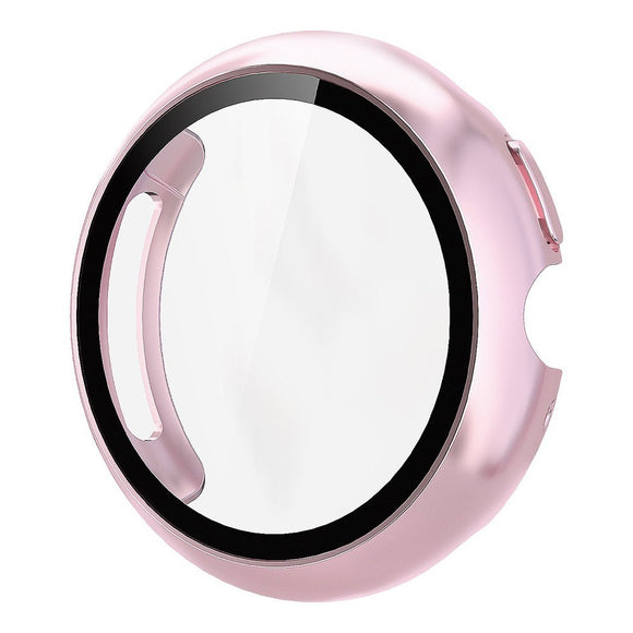 Google Pixel Watch 4 (41mm) Hårdt Plastik Cover m. Indbygget Skærmbeskyttelse - Lyserød