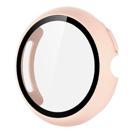 Google Pixel Watch 4 (41mm) Hårdt Plastik Cover m. Indbygget Skærmbeskyttelse - Fersken