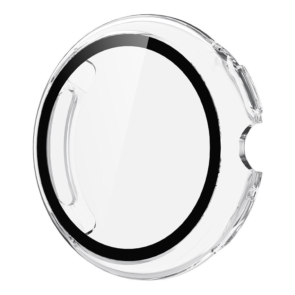 Google Pixel Watch 4 (41mm) Hårdt Plastik Cover m. Indbygget Skærmbeskyttelse - Gennemsigtig