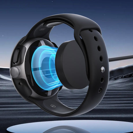 Google Pixel Watch 4 (45mm) Hårdt Plastik Cover m. Indbygget Skærmbeskyttelse - Gennemsigtig