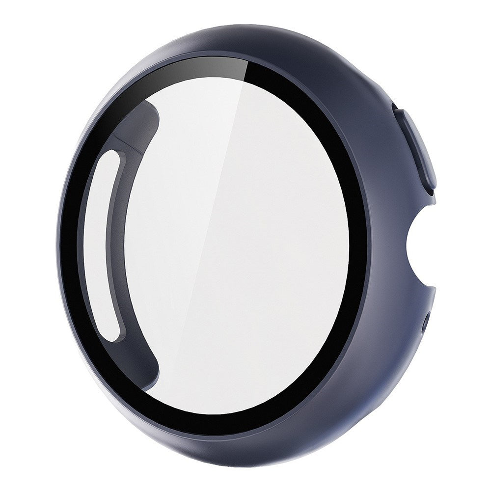 Google Pixel Watch 4 (45mm) Hårdt Plastik Cover m. Indbygget Skærmbeskyttelse - Mørkeblå