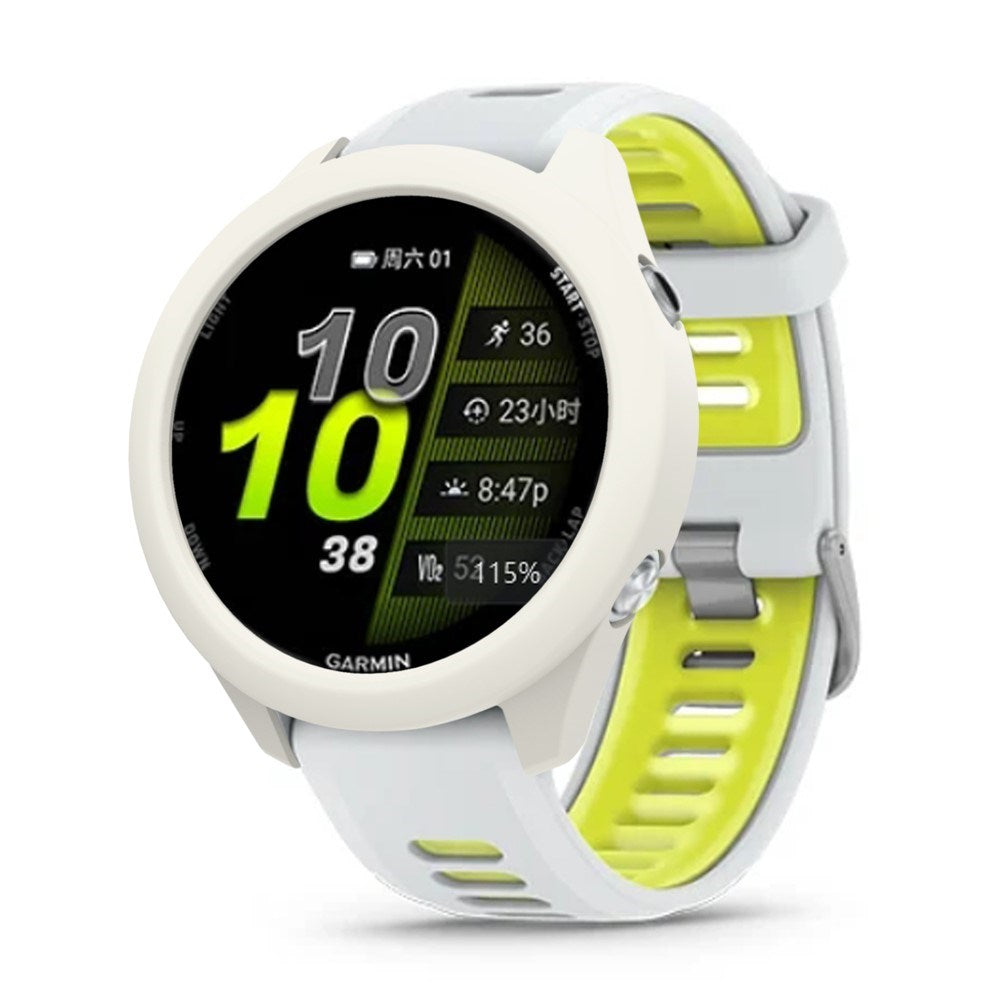 Garmin Forerunner 970 Bumper Silikone Cover - Hvid
