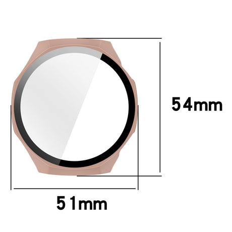Huawei Watch GT 6 Pro (46mm) Cover m. Indbygget Skærmbeskyttelse - Lyserød
