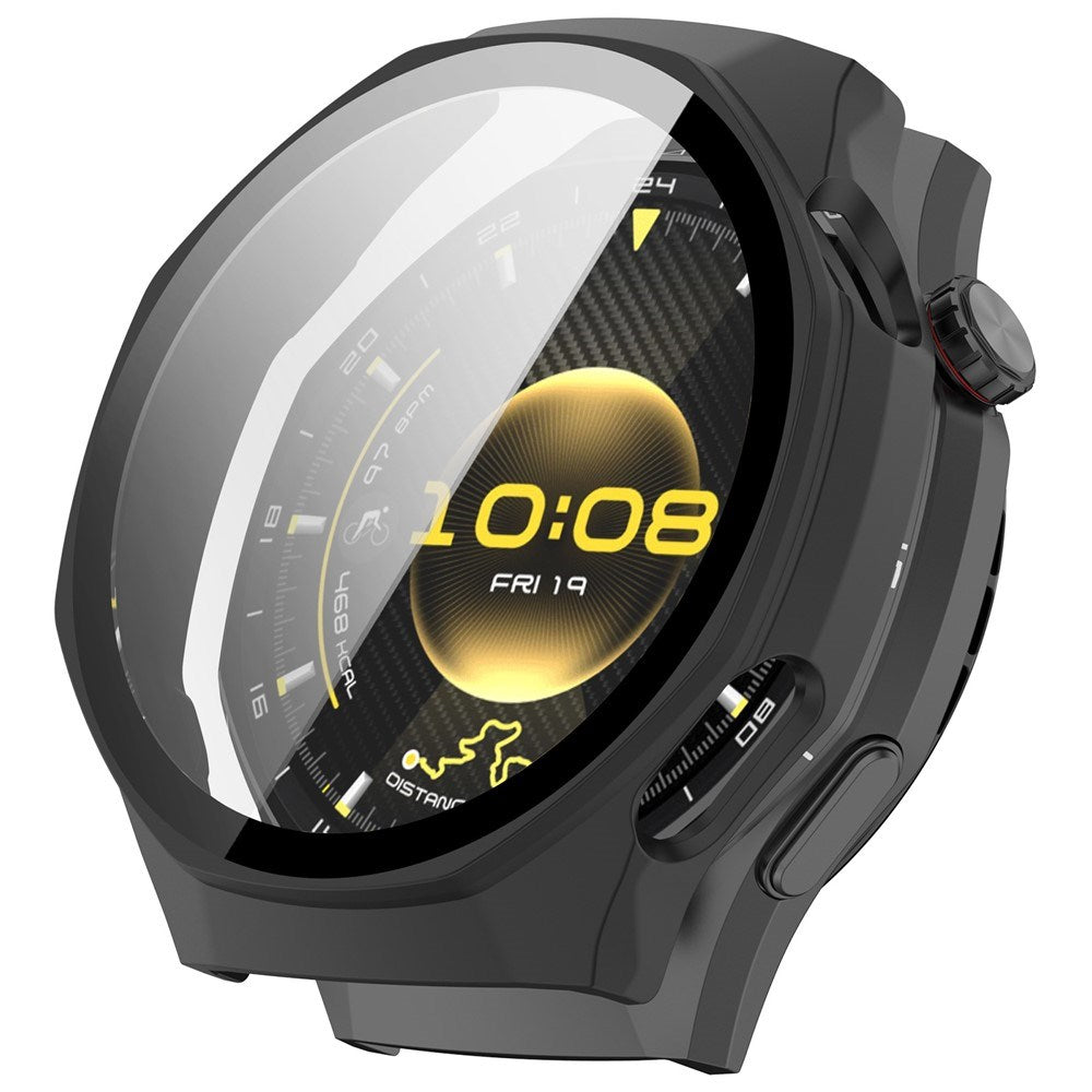 Huawei Watch GT 6 Pro (46mm) Cover m. Indbygget Skærmbeskyttelse - Mat Sort