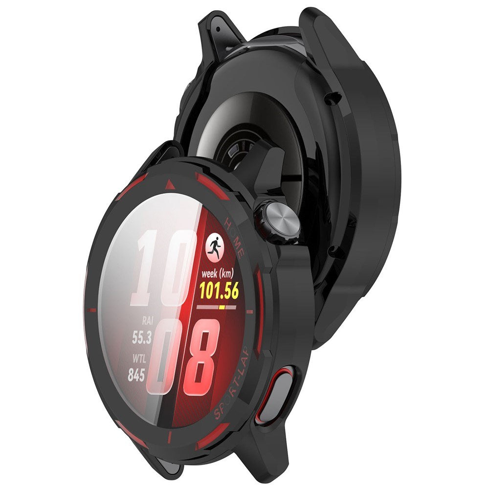 Huawei Watch GT Runner 2 Fleksibelt Plastik Cover - Sort