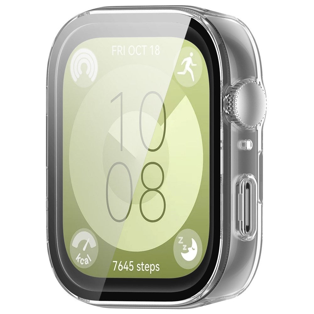 Huawei Watch Fit 5 Pro Smartwatch Cover m. Indbygget Skærmbeskyttelsesglas - Gennemsigtig