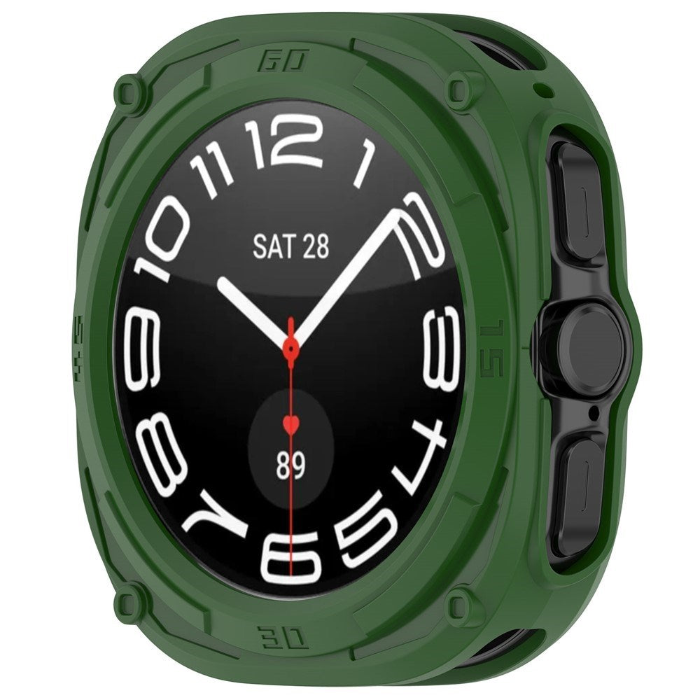 Samsung Galaxy Watch Ultra 2 (47mm) Fleksibelt Plast Armor Cover - Grøn