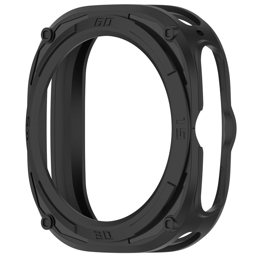 Samsung Galaxy Watch Ultra 2 (47mm) Fleksibelt Plast Armor Cover - Sort
