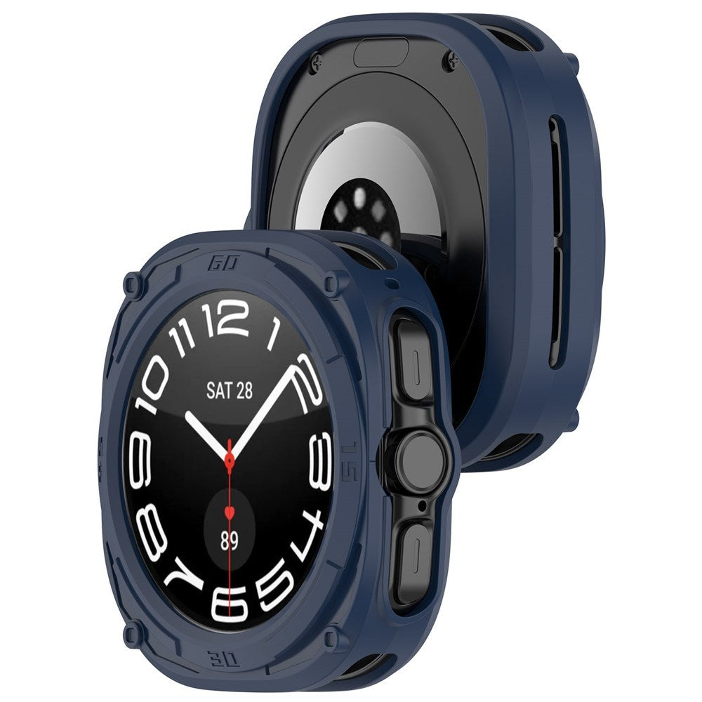 Samsung Galaxy Watch Ultra 2 (47mm) Fleksibelt Plast Armor Cover - Blå