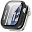 Apple Watch Series 12 (42mm) Hårdt Plast Cover m. Indbygget Skærmbeskyttelsesglas - Sort