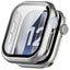 Apple Watch Series 12 (42mm) Hårdt Plast Cover m. Indbygget Skærmbeskyttelsesglas - Sølv