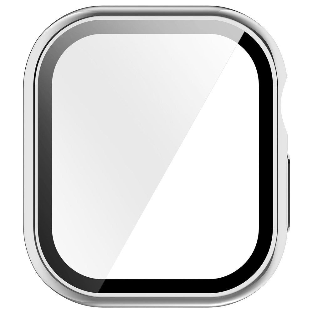 Apple Watch Series 12 (42mm) Hårdt Plast Cover m. Indbygget Skærmbeskyttelsesglas - Sølv