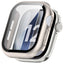 Apple Watch Series 12 (42mm) Hårdt Plast Cover m. Indbygget Skærmbeskyttelsesglas - Rose Gold