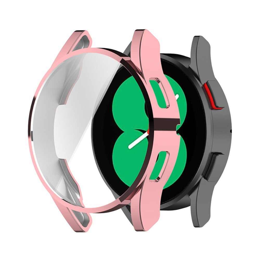 Samsung Galaxy Watch 4 (40mm) Plastik Cover m. Indbygget Skærmbeskyttelse - Lyserød