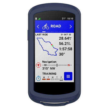 Garmin Edge 1040 Silikone Cover - Mørkeblå