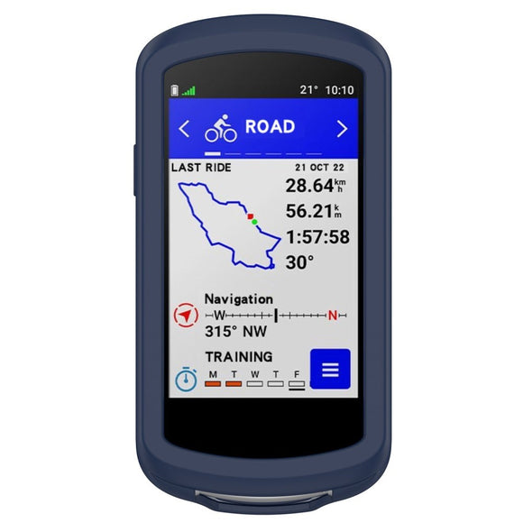 Garmin Edge 1040 Silikone Cover - Mørkeblå